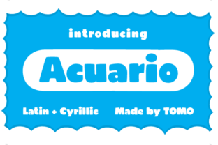 Acuario: A Fun and Friendly Font for Kids-Themed Projects