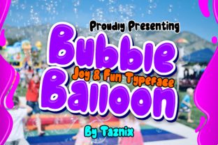 Bubble Balloon Font: Playful and Versatile for Creative Projects