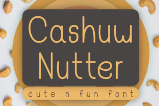 Cashuw Nutter: A Playful Font for Creative Expression