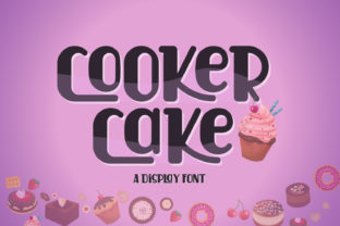 Cooker Cake Font: A Whimsical Choice for Design Projects