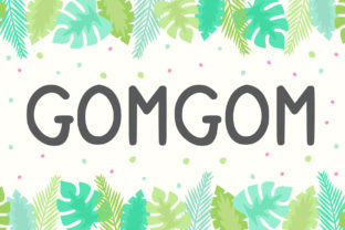 Gomgom: A Font That Merges Timeless Elegance with Modern Simplicity