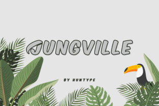 Jungville Outline: A Playful Font for Creative Expression and Design Innovation