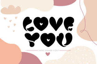 Love You Font for Romantic Designs