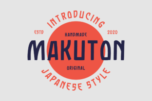 Makuton Display Font for Modern Design