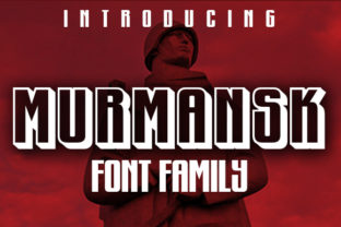 Murmansk: A Vintage Font That Captures the Essence of Retro Style