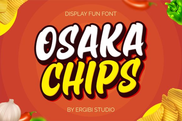 Osaka Chips: A Fun and Eye-Catching Font for Creative Projects