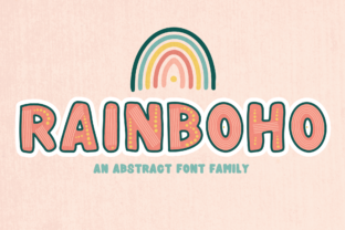 Rainboho Font: A Modern Boho Typography
