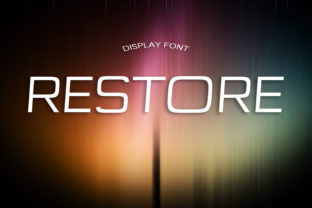 Restore: A Modern Display Font with Timeless Elegance