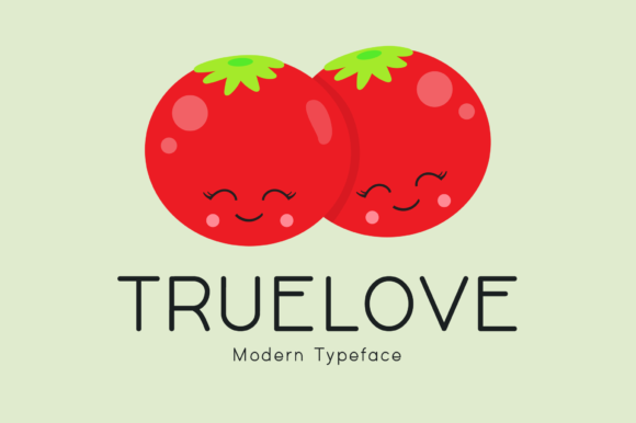 Truelove: A Simple and Romantic Font for Creative Expression